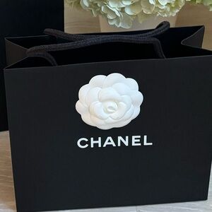 Chanel Black & White Shopping Bag